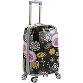 Rockland Vision Hardside Spinner Wheel Luggage, Pucci, Carry-On 20-Inch