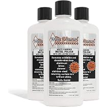White Diamond High Shine Metal Polish & Sealant - For Aluminum, Chrome, Stainless Steel