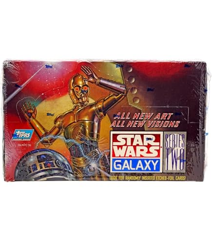 Amazon.com: Star Wars Galaxy Series 2 Deluxe Trading Cards Box -36