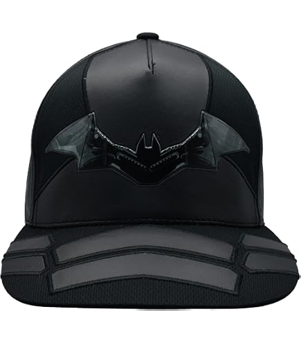 New Era Cap Men's Batman Heather Gray Cuff Knit Beanie, OSFA at