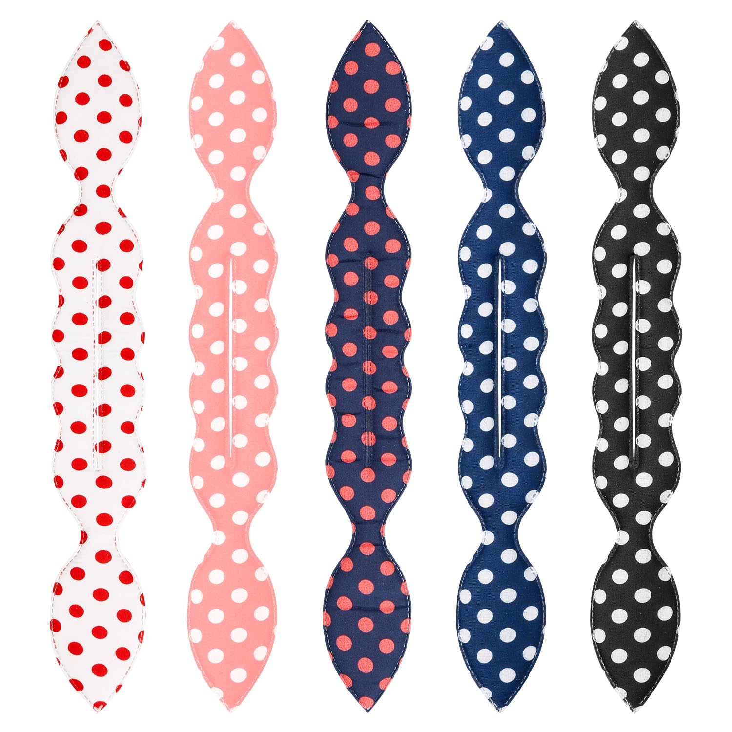 Rumyve 5pcs Dexterous Lazy Hair Curlers Bun Making,Reusable Brunette rRelationship Hair Magic Bread,Twist Hairstyle Bun Shaping Women Girls Kids