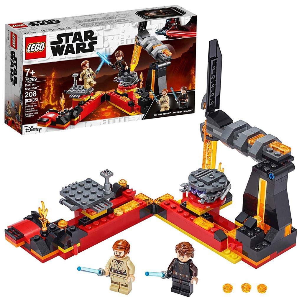 LEGO Star Wars TM 75269 Star Wars Duel on Mustafar Revenge of the Sith Playset, with Anakin Skywalker and Obi-Wan Kenobi Minifigures