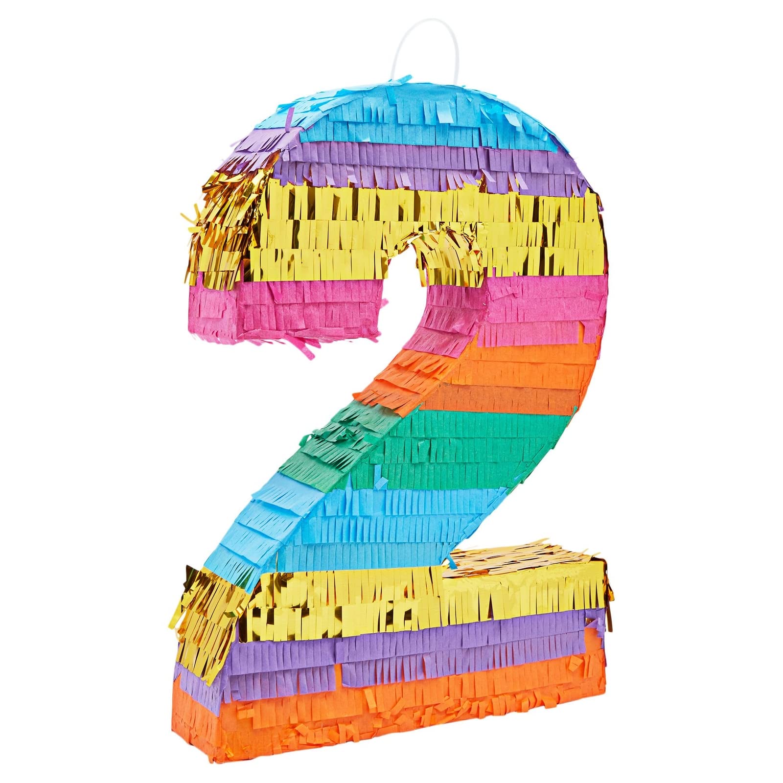 thumbnail image 2 of Number 5 Pull String Pinata For Boys 5th Birthday Party, Ombre Blue (16.5 X 11.6 In) - Bed Bath & Beyond - 35900812 2 of 12
