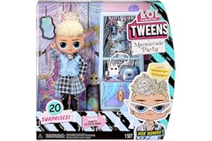 L.O.L. Surprise! Tweens Masquerade Party Max Wonder Fashion Doll with 20 Surprises Including Accessories & Blue Rebel Outfits, Holiday Toy Playset, Great Gift for Kids Girls Boys Ages 4 5 6+ Years