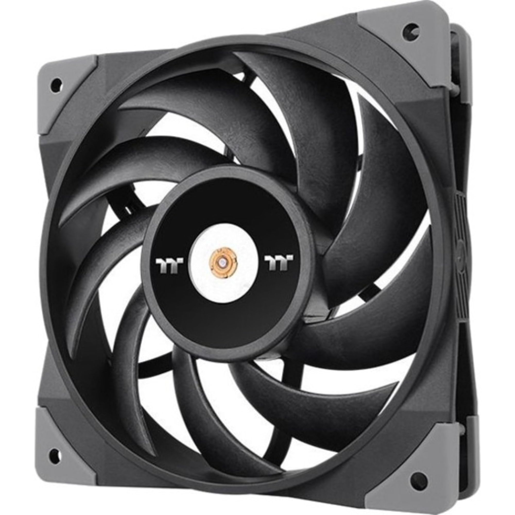 Thermaltake ToughFan 12 High Static Pressure 2000 PWM, Metal-Reinforced Motor Hub, Gen.2 Hydraulic Bearing 120mm Case/Radiator Fan (Single Pack) CL-F117-PL12BL-A