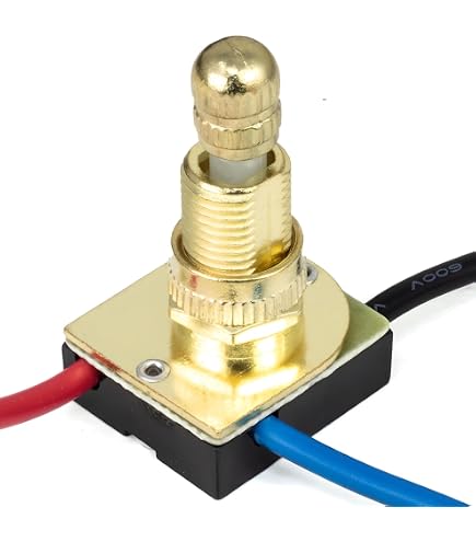 ZE-116M Rotary Light Switch Replacement Kit w/Nickel Plated knob 3