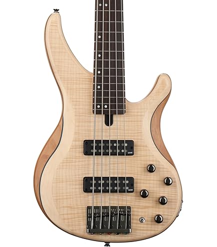 Amazon.com: Yamaha TRBX604 4-String Flamed Maple Bass Guitar 