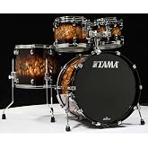 Tama Starclassic Walnut Birch Lacquer 4-Piece Shell Pack - Molten Brown Burst