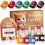 Double Rhythm Cat Eye Gel Nail Polish Set of 6 Same
