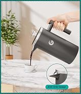 Coffee Gator 304 Stainless French Press 34 oz with 4-Level Filtration view 5