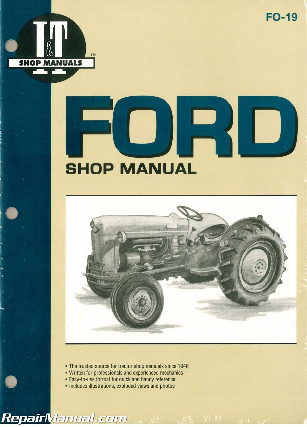 FO-19 Ford New Holland NAA Golden Jubilee Tractor Repair Manual Paperback –  2004