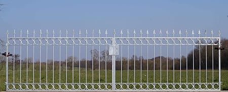 Metall Eisen Stahl Gartentor Hoftor Tor Imperia Ft400 100s Feuerverzinkt Amazon De Garten