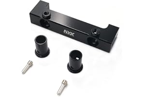 KYX Racing Aluminum Bumper Mounts for Redcat Gen8(Black)