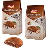 Marini Pasticceria Di Verona Classic Cookies | Authentic Italian Hazelnut-Filled Cream Cookies - Crunchy Golden Healthy Cookies with Smooth Hazelnut Center