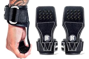 RIMSports Weight Lifting Grips with Wrist Straps - Lifting Straps with Power Grip for Deadlifts - Weightlifting Gloves for Max Weight & Reps - Non-Slip Weight Lifting Straps with Lifting Grips