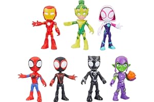 Marvel Spidey and His Amazing Friends Hero Figure, 4-Inch Action Figure, Super Hero Toys for Kids Ages 3 and Up (Single Assor