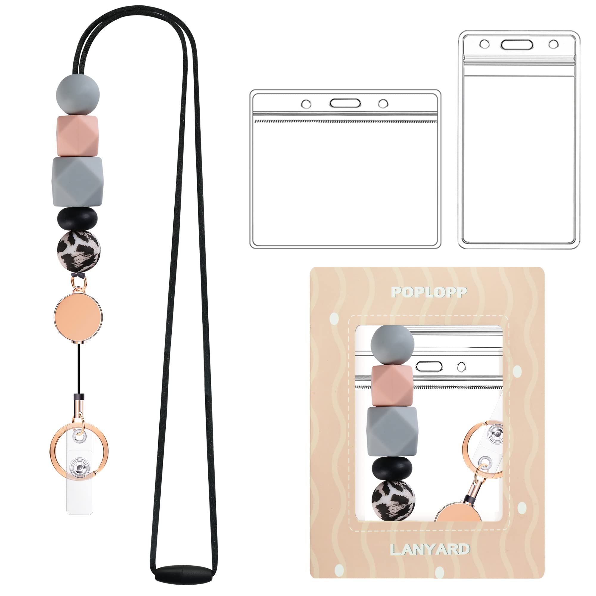 Retractable Lanyards for ID Badges and Keys, Cute