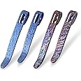4PCS CIVIVI Flamed Titanium Pocket Clips, NO Screws Included, 50MM 55MM Clip with Recessed Screw Hole T002C
