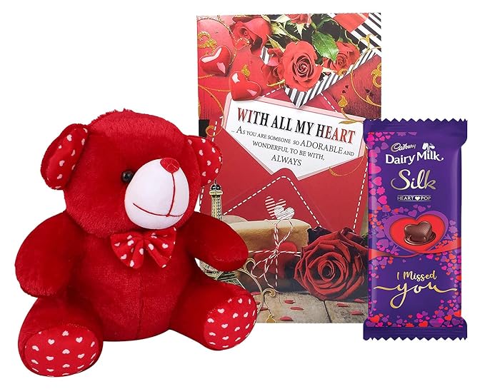 dairy milk silk with teddy bear