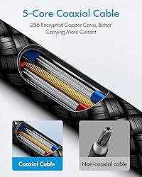 CLEEFUN 2-Pack USB C to USB C Cable 10ft PD 60W for