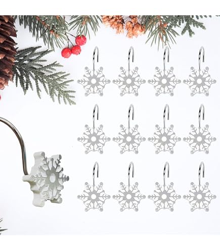 SKL Home Grand Teton Paw Print Shower Curtain Hooks - 12 Piece Set, Brown Resin/Metal - View #9