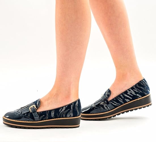 leopard print brogues uk