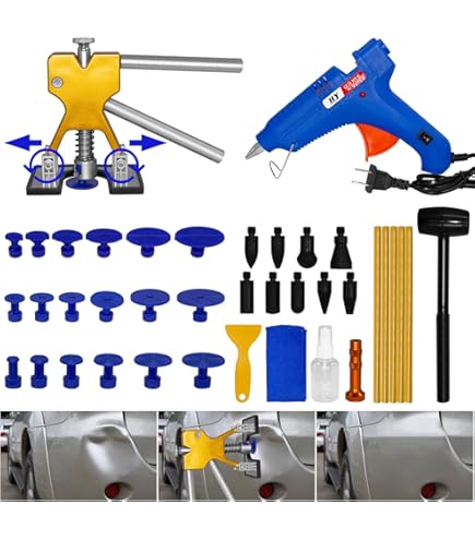 Mophorn Extracteur De Bosses Pour Carrosserie De Voiture Mophorn Outil De Levage De Pont Kit De Reparation De Grele Sans Peinture 85621387