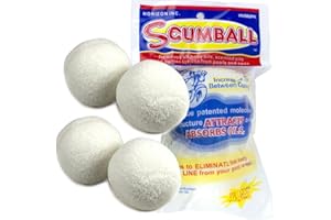 Scum-Ball ScumBall 4-Pack Spa Hot Tub and Pool Scum Lotion and Oil Absorber Water Clarifier Ball