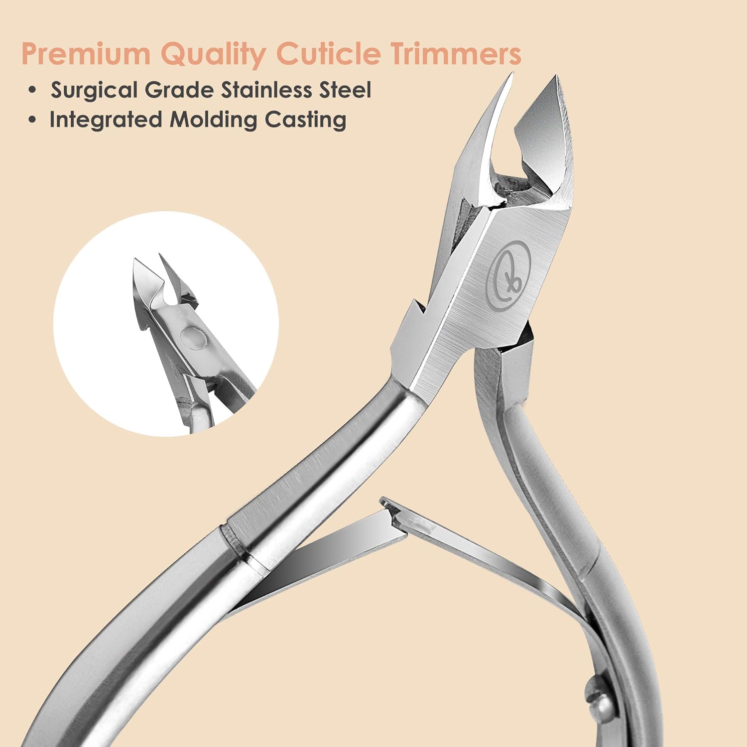 Professional Cuticle Cutter Trimmer Manicure Tools with Double Spring– Perfect Nail Care Tool for Manicure & Pedicure Beauty at Home/Spa/Saloon: Beauty