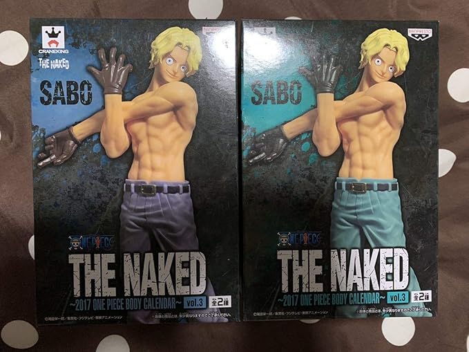 Amazon ワンピース The Naked 17 One Piece Body Calendar Vol 3 サボ 2種類セット おもちゃ ホビー