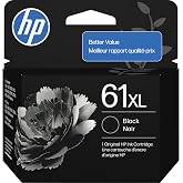 HP 61XL Black High-Yield Ink | Works with DeskJet 1000, 1010, 1050, 1510, 2050, 2510, 2540, 3000, 3050, 3510; Envy 4500, 5530; OfficeJet 2620, 4630 | C0PA4AN