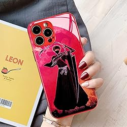 Akatxezy Ichigo TPU Tempered Glass Anime Role Red