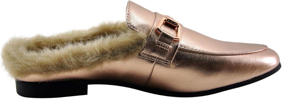 womens fur lined loafers