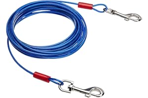 �鶹�� Basics Tie-Out Cable for Dogs up to 27.2kg, 762cm