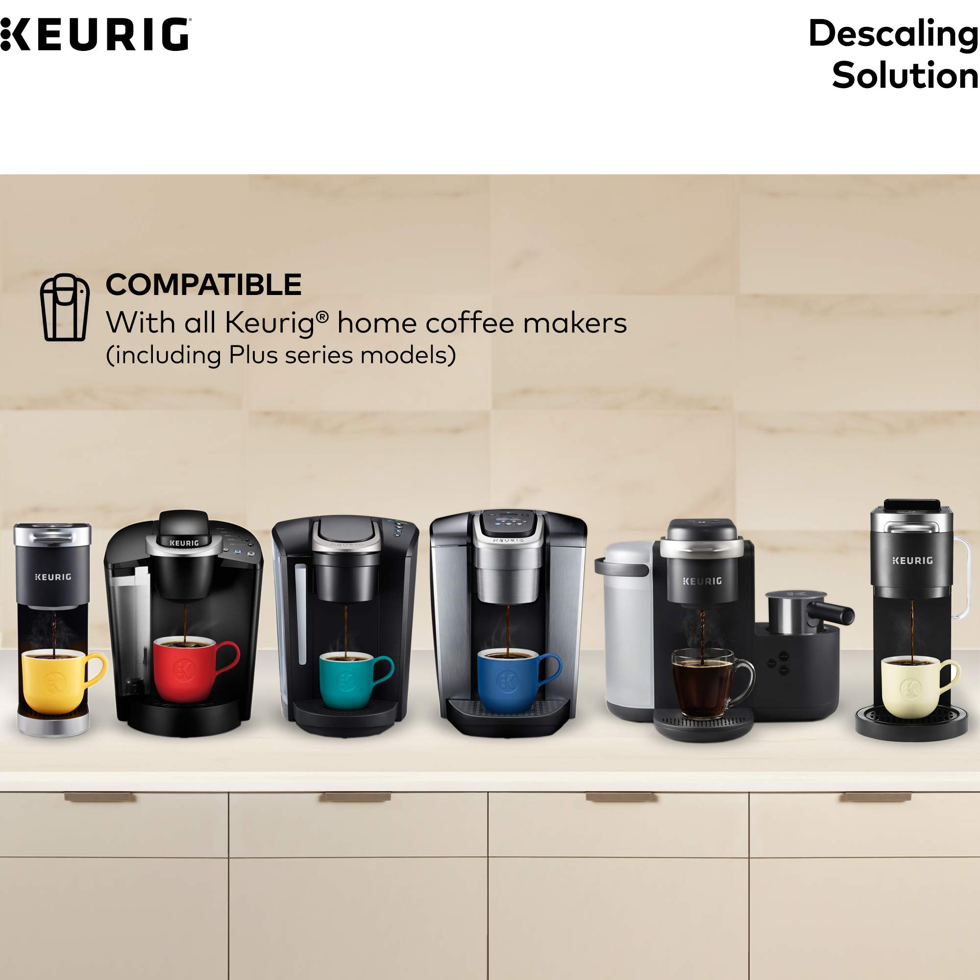 Keurig Descaling Solution Brewer Cleaner, Includes 14 oz. Descaling