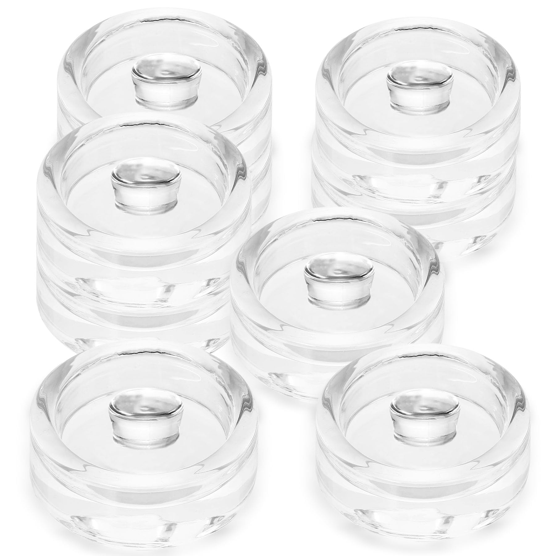 Photo 1 of Nexboraque 9 Pack Glass Fermentation Weight, Easy Grip Fermenting Weights Canning Weights and Pickling Glass Weight for Wide Mouth Mason Jar, Clear