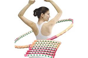 Health Hoop- Korean Weighted Hoop, Exercise Hoop, Fitness Hoop, Hula Massage Passion Hoola Hoop for Workout 1.3kg STEP1 Hula-up Slim Body
