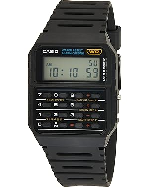 Men's Vintage CA-53W-1CR Calculator Watch