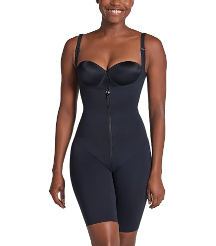 Leonisa Front Hook Boyshort Bodysuit Tummy Control Shapewear for