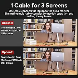 VILVA 14 Inch Laptop Screen Extender,FHD 1080P IPS