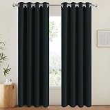 Aspire Homeware Blackout Curtains Eyelet 66 x 72 Inch Pair Thermal view 2