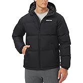 Pioneer Camp Men's Down Jacket 700 Fill Winter Insulated Puffer Jacket Waterproof Puffy Coat with Hood