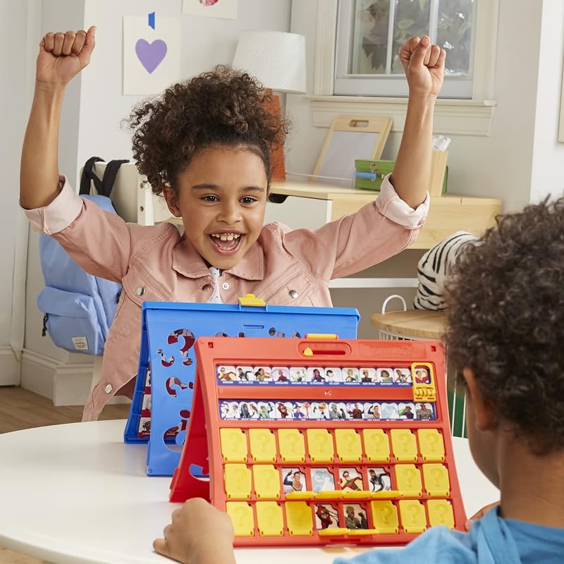 Quem é quem? - o clássico jogo de adivinhação do personagem - jogo de tabuleiro para meninos e meninas a partir dos 6 anos - para 2 jogadores (versão em espanhol e português)