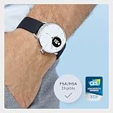 Withings Scanwatch 38mm White Hybrid Smartwatch ECG Heart Rate Oximeter SpO2 view 2