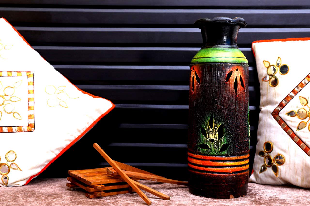 Buy Kaka Birds Handcrafted Terracotta Colour Large Size Flower