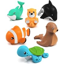 EYVRPAU 10 Piezas Peces Artificiales Móviles, Peces de Plástico Flotantes, Peces Suaves y Coloridos, Peces Simulados para Niños, Juguetes de Baño, Decoración de Acuario EYVRPAU 10 Piezas Peces Artificiales Móviles, Peces de Plástico Flotantes, Peces Suaves y Coloridos, Peces Simulados para Niños, Juguetes de Baño, Decoración de Acuario