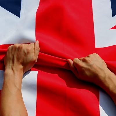 Anley Rip-Proof UK Flag 3x5 Ft Double Sided 3-Ply Wrinkle Resistant
