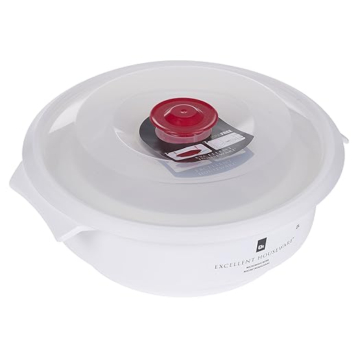 URBN CHEF - Recipiente Redondo para microondas con Tapa de ...