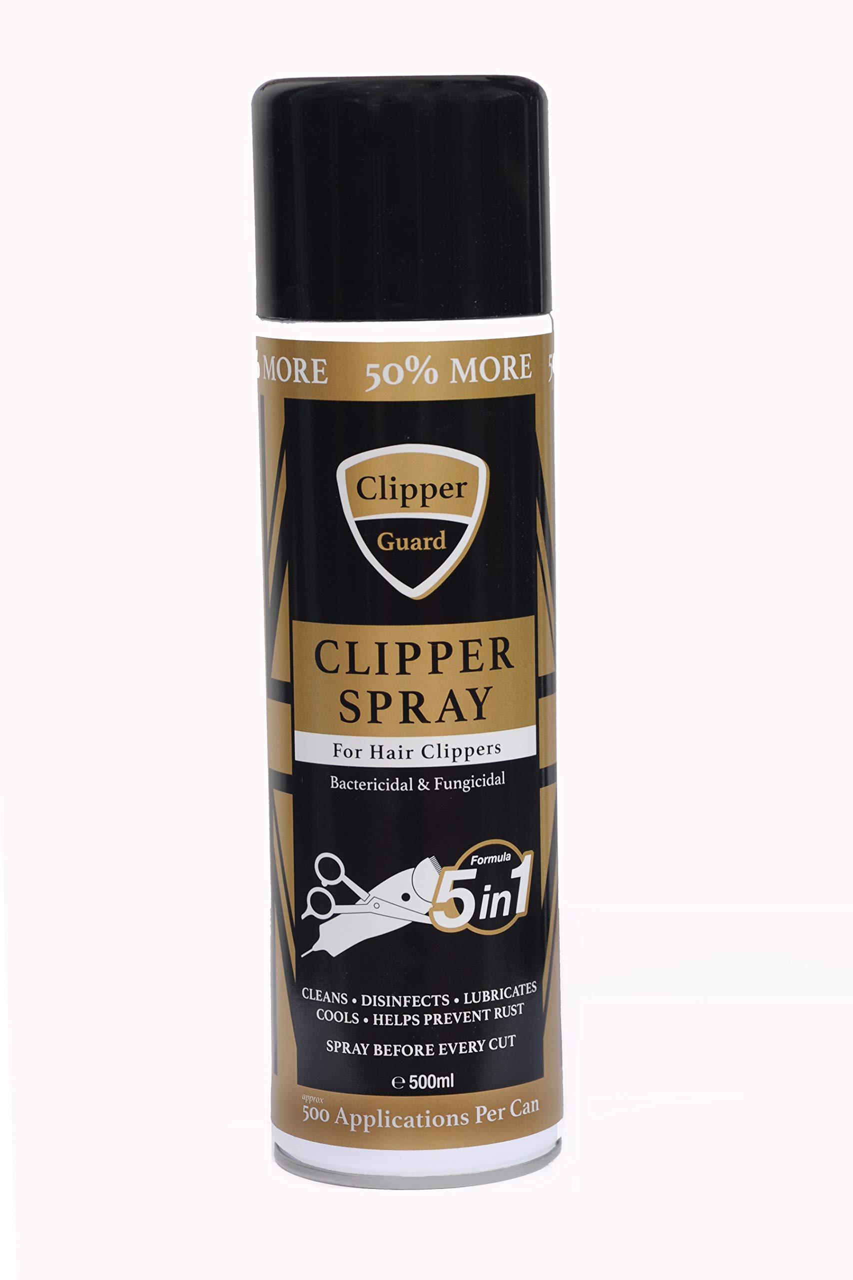 Clipper Guard Spray for Hair Clippers - 5-in-1 Formula - 500ml - Made in England