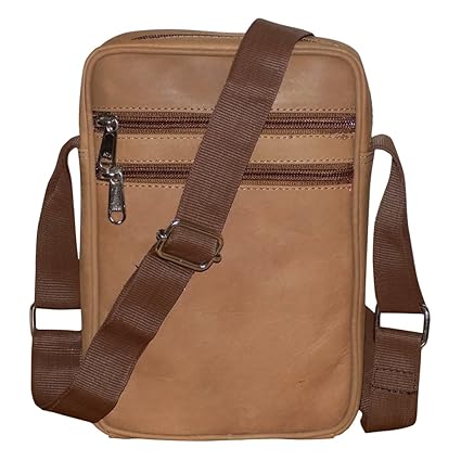 Style98 100% Genuine Leather Crossbody Mobile Accessory kit||Sling Bag||Messenger Bag||Handbag||Hard Disk Bag||Shoulder Bag for Men,Women,Boys & Girls